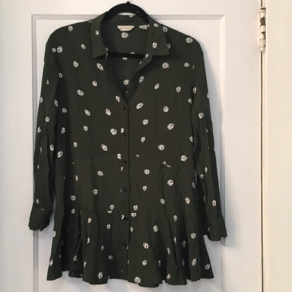 Button down tunic-blouse from Anthropologie